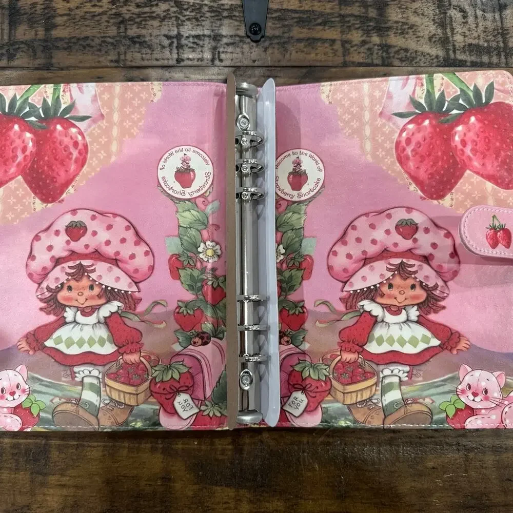 Strawberry Shortcake A5 Binder w/ matching stationery paper